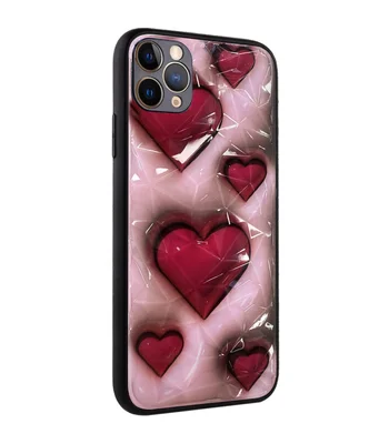 TPU+PC чохол Prisma Plushie для Apple iPhone 12 Pro Max (6.7") Hearts