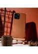 Кожаный чехол K-Doo Noble Collection для Apple iPhone 12 Pro Max (6.7") Коричневый