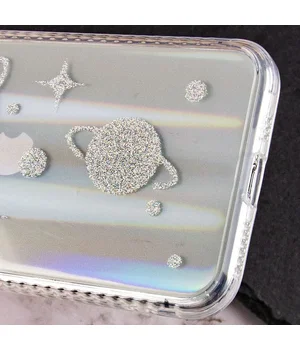 TPU+Glass чехол Aurora Space для Apple iPhone 12 Pro Max (6.7") Планеты