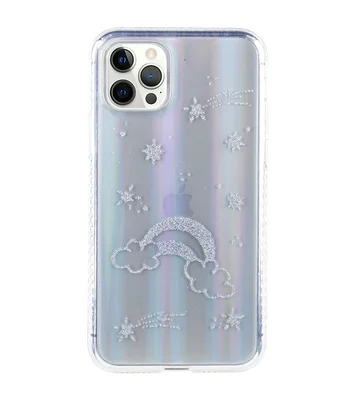 TPU+Glass чехол Aurora Space для Apple iPhone 12 Pro Max (6.7") Радуга