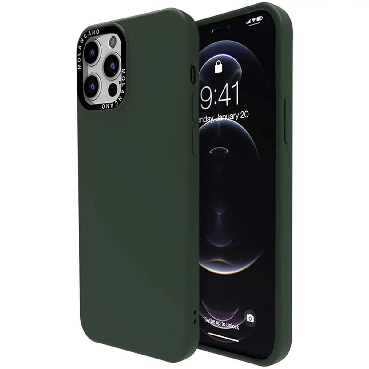 TPU чехол Molan Cano MIXXI для Apple iPhone 12 Pro Max (6.7") Зеленый