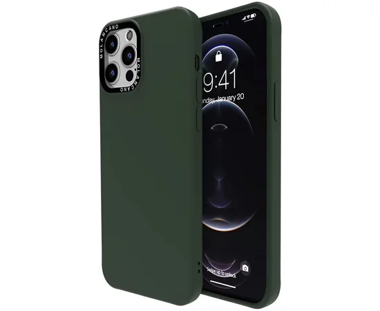 TPU чехол Molan Cano MIXXI для Apple iPhone 12 Pro Max (6.7") Зеленый