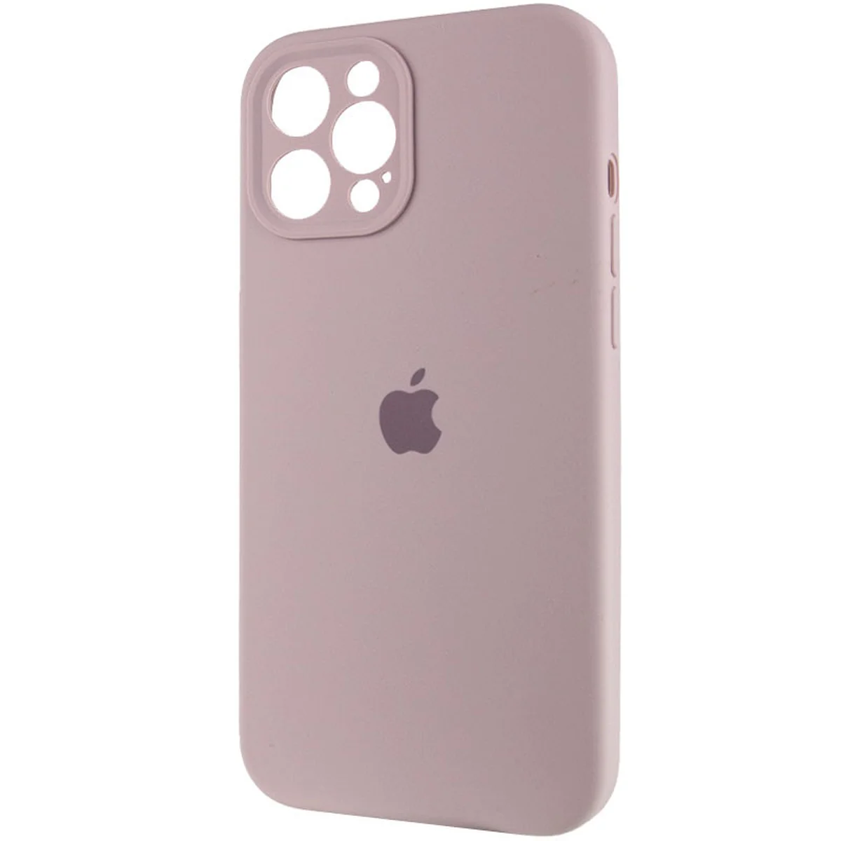 Чехол Silicone Case Full Camera Protective (AA) для Apple iPhone 12 Pro Max (6.7") Серый / Lavender / PVH