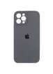 Чехол Silicone Case Full Camera Protective (AA) для Apple iPhone 12 Pro Max (6.7") Серый / Dark Gray / PVH