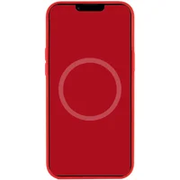 Чехол Silicone case (AAA) full with Magsafe and Animation для Apple iPhone 12 Pro Max (6.7") Красный / Red