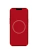 Чехол Silicone case (AAA) full with Magsafe and Animation для Apple iPhone 12 Pro Max (6.7") Красный / Red