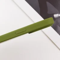 Чехол Silicone Case Full Camera Protective (AA) для Apple iPhone 12 Pro Max (6.7") Зеленый / Dark Olive / PVH