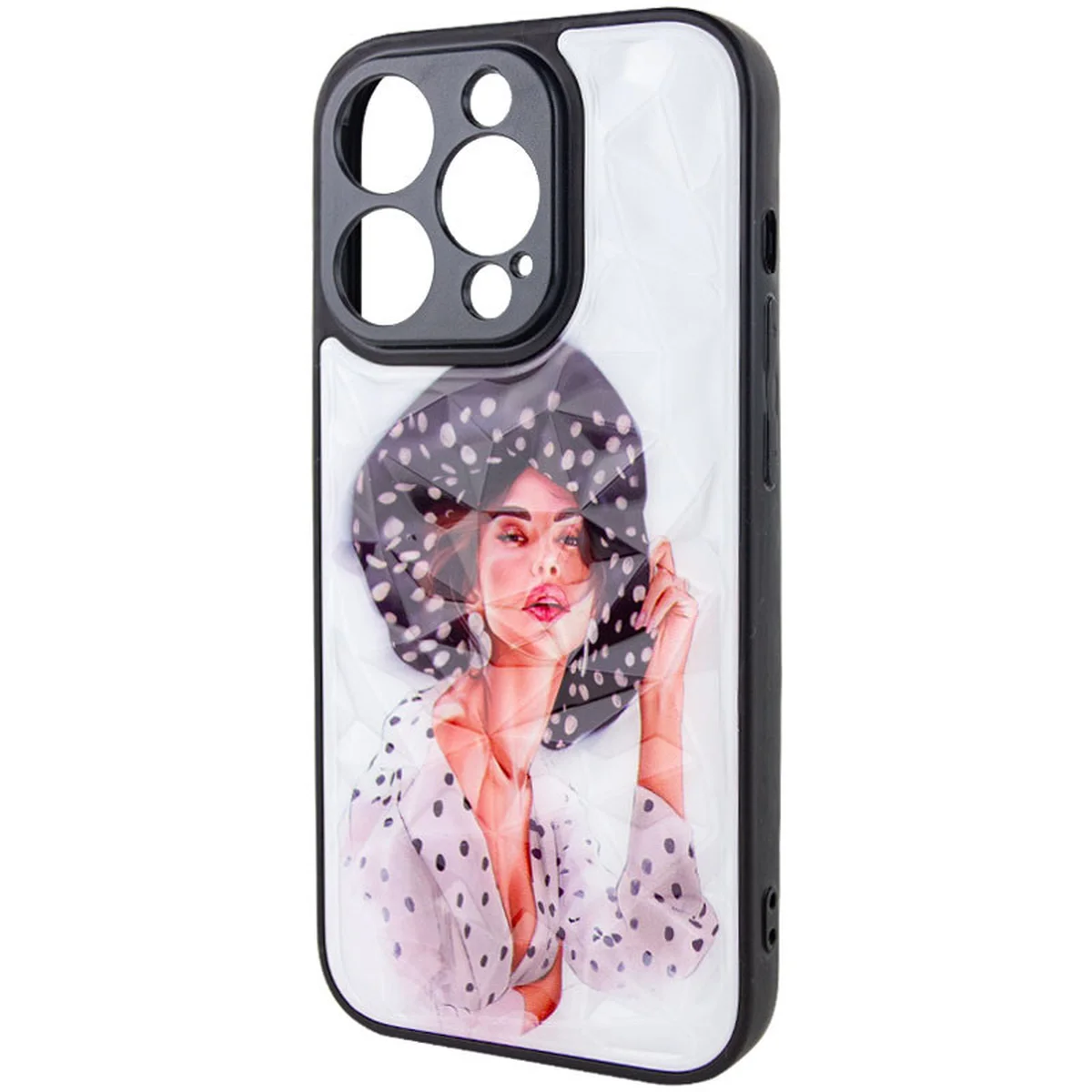 TPU+PC чехол Prisma Ladies для Apple iPhone 12 Pro Max (6.7") Girl in a hat