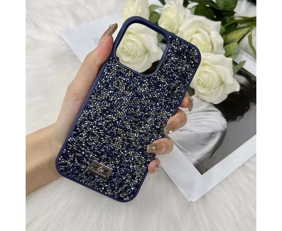 TPU чехол Bling World Rock Diamond для Apple iPhone 12 Pro Max (6.7") Синий