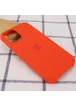 Чехол Silicone Case (AA) для Apple iPhone 12 Pro Max (6.7") Оранжевый / Apricot