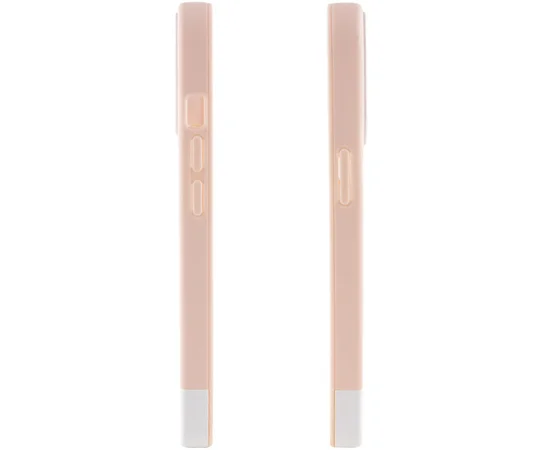 Чехол TPU+PC Bichromatic для Apple iPhone 12 Pro Max (6.7") Grey-beige / White