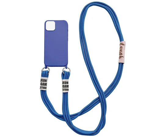 Чехол TPU two straps California для Apple iPhone 12 Pro Max (6.7") Синий / Iris