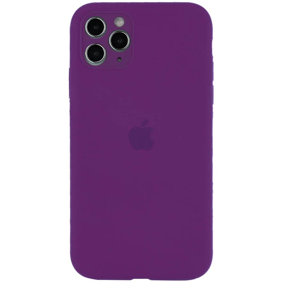 Чохол Silicone Case Full Camera Protective (AA) для Apple iPhone 12 Pro Max (6.7 ") Фіолетовий / Grape