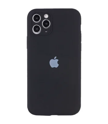 Чохол Silicone Case Full Camera Protective (AA) для Apple iPhone 12 Pro Max (6.7 ") Чорний / Black