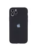 Чехол Silicone Case Full Camera Protective (AA) для Apple iPhone 12 Pro Max (6.7") Черный / Black