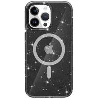 Чехол TPU Galaxy Sparkle (MagFit) для Apple iPhone 12 Pro Max (6.7") Black+Glitter