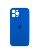 Чохол Silicone Case Full Camera Protective (AA) Apple iPhone 12 Pro Max (6.7") Синій / Capri Blue