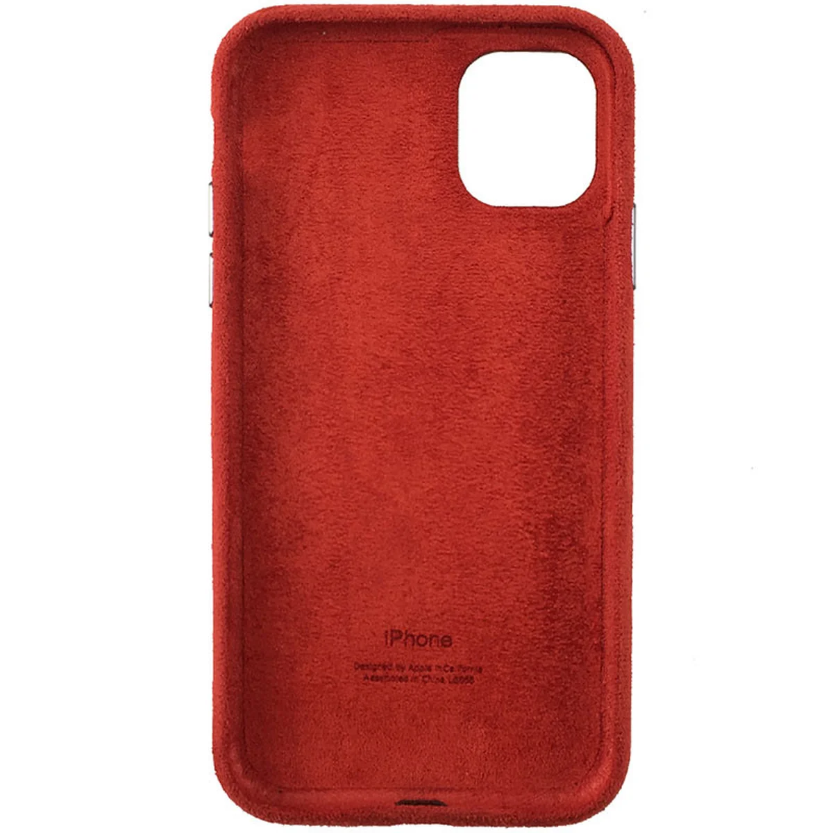 Чехол ALCANTARA Case Full для Apple iPhone 12 Pro Max (6.7") Красный