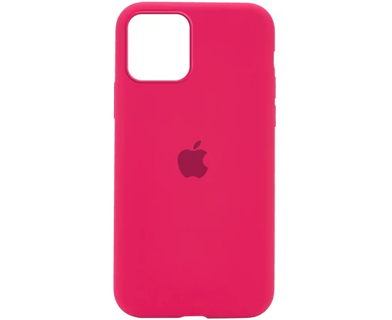 Чехол Silicone Case Full Protective (AA) для Apple iPhone 12 Pro Max (6.7") Красный / Rose Red
