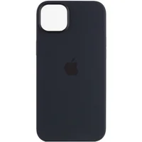 Чехол Silicone case (AAA) full with Magsafe для Apple iPhone 12 Pro Max (6.7") Черный / Black