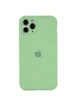 Чехол Silicone Case Full Camera Protective (AA) для Apple iPhone 12 Pro Max (6.7") Мятный / Mint / PVH