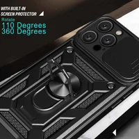 Ударопрочный чехол Camshield Serge Ring для Apple iPhone 12 Pro Max (6.7") Черный