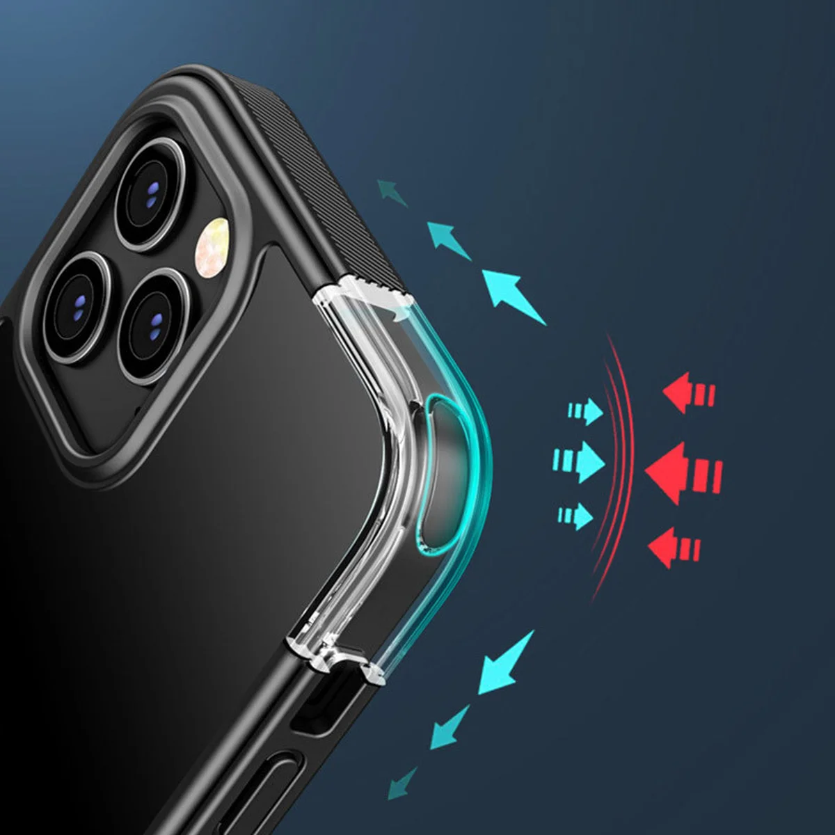 Чехол TPU+PC Pulse для Apple iPhone 12 Pro Max (6.7") Black