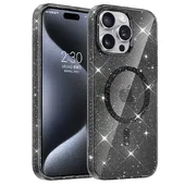 Чехол TPU Eclipse Sparkle (MagFit) для Apple iPhone 12 Pro Max (6.7") Black