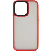 TPU + PC чохол Metal Buttons для Apple iPhone 12 Pro Max (6.7 ") Червоний