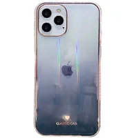 TPU + Glass чохол Aurora Classic для Apple iPhone 12 Pro Max (6.7 ") Чорний
