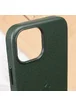 Кожаный чехол Leather Case (AAA) with MagSafe для Apple iPhone 12 Pro Max (6.7") Forest Green