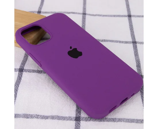 Чохол Silicone Case Full Protective (AA) для Apple iPhone 12 Pro Max (6.7 ") Фіолетовий / Grape