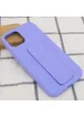 Чехол Silicone Case Hand Holder для Apple iPhone 12 Pro Max (6.7") Сиреневый / Dasheen