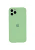 Чехол Silicone Case Full Camera Protective (AA) для Apple iPhone 12 Pro Max (6.7") Мятный / Mint