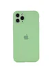 Чохол Silicone Case Full Camera Protective (AA) для Apple iPhone 12 Pro Max (6.7 ") М'ятний / Mint