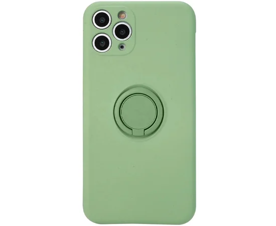 Чехол TPU Candy Ring Full Camera для Apple iPhone 12 Pro Max (6.7") Мятный / Mint