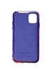 Кожаный чехол Colour Splash для Apple iPhone 12 Pro Max (6.7") Purple / Pink
