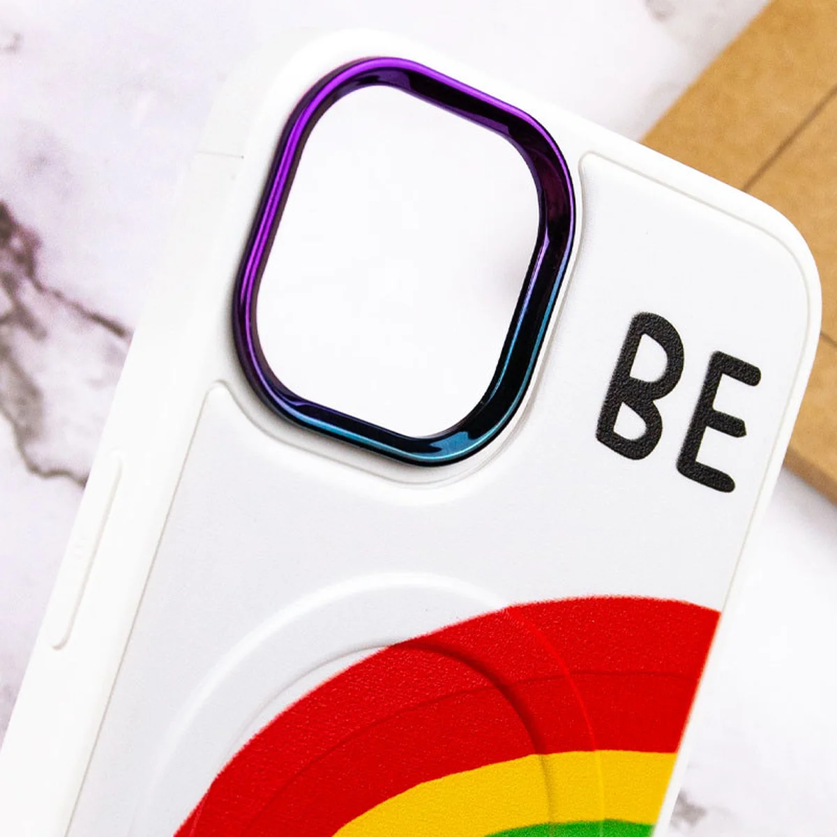 TPU+PC чехол Funny pictures with MagSafe для Apple iPhone 12 Pro Max (6.7") Be Nice