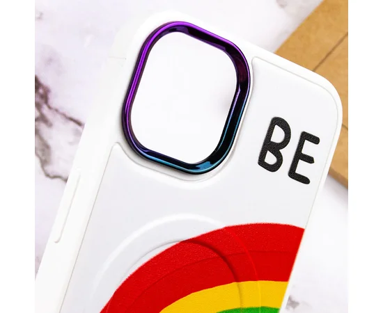 TPU+PC чехол Funny pictures with MagSafe для Apple iPhone 12 Pro Max (6.7") Be Nice