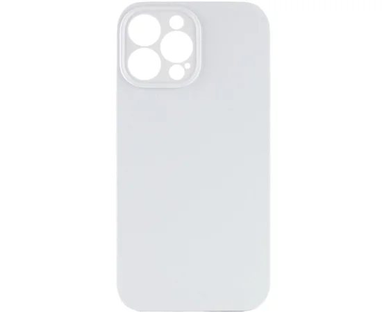 Чехол Silicone Case Lakshmi Square Full Camera для Apple iPhone 12 Pro Max (6.7") Белый / White