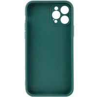 Силиконовый чехол Candy Full Camera для Apple iPhone 12 Pro Max (6.7") Зеленый / Forest green