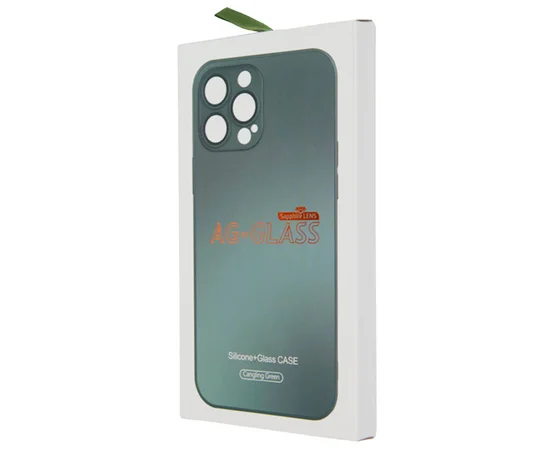 Чехол TPU+Glass Sapphire matte case для Apple iPhone 12 Pro Max (6.7") Cangling Green