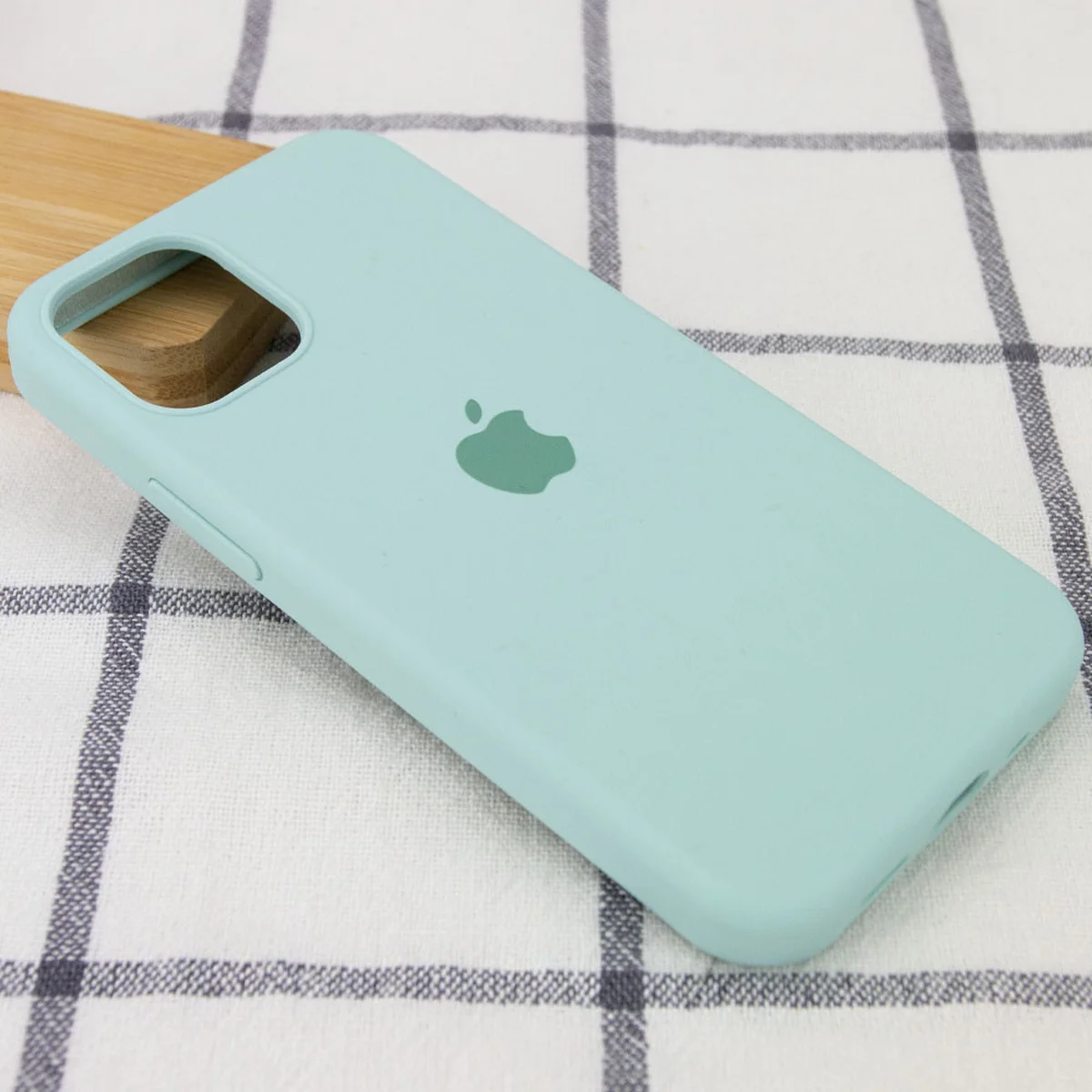 Чехол Silicone Case Full Protective (AA) для Apple iPhone 12 Pro Max (6.7") Бирюзовый / Beryl