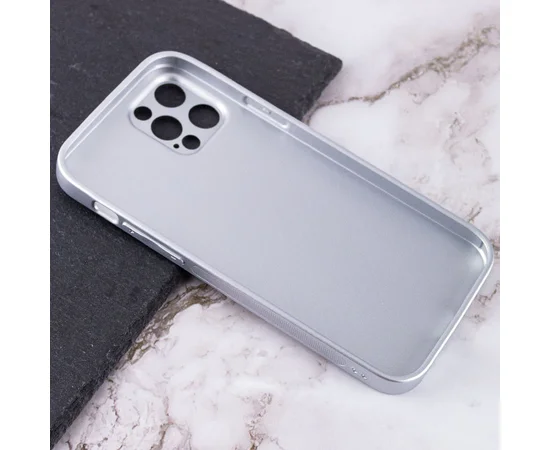 TPU+Glass чехол Matte Candy Full camera для Apple iPhone 12 Pro Max (6.7") Белый