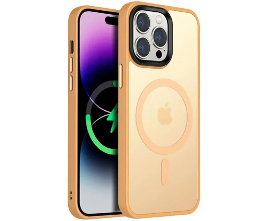 Чехол Ummi Colorful with MagSafe для Apple iPhone 12 Pro Max (6.7") Персиковый / Orange