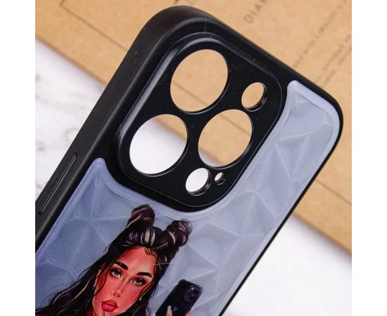 TPU+PC чехол Prisma Ladies для Apple iPhone 12 Pro Max (6.7") Black in White