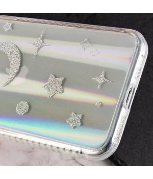 TPU+Glass чехол Aurora Space для Apple iPhone 12 Pro Max (6.7") Месяц