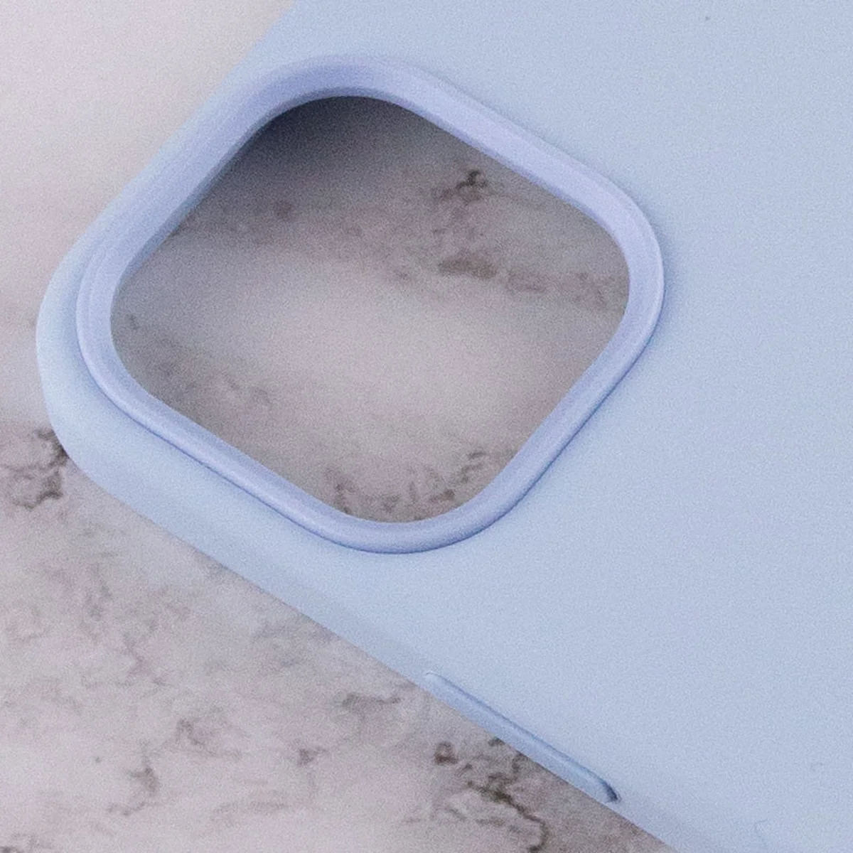 Чехол Silicone case (AAA) full with Magsafe and Animation для Apple iPhone 12 Pro Max (6.7") Голубой / Cloud Blue