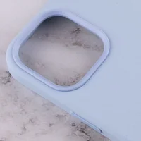 Чехол Silicone case (AAA) full with Magsafe and Animation для Apple iPhone 12 Pro Max (6.7") Голубой / Cloud Blue