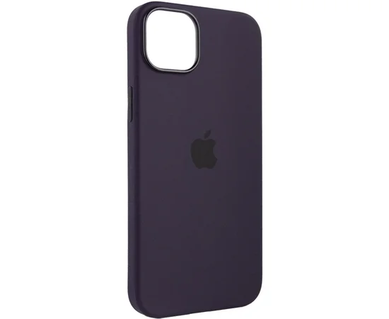Чехол Silicone case (AAA) full with Magsafe для Apple iPhone 12 Pro Max (6.7") Фиолетовый / Amethyst